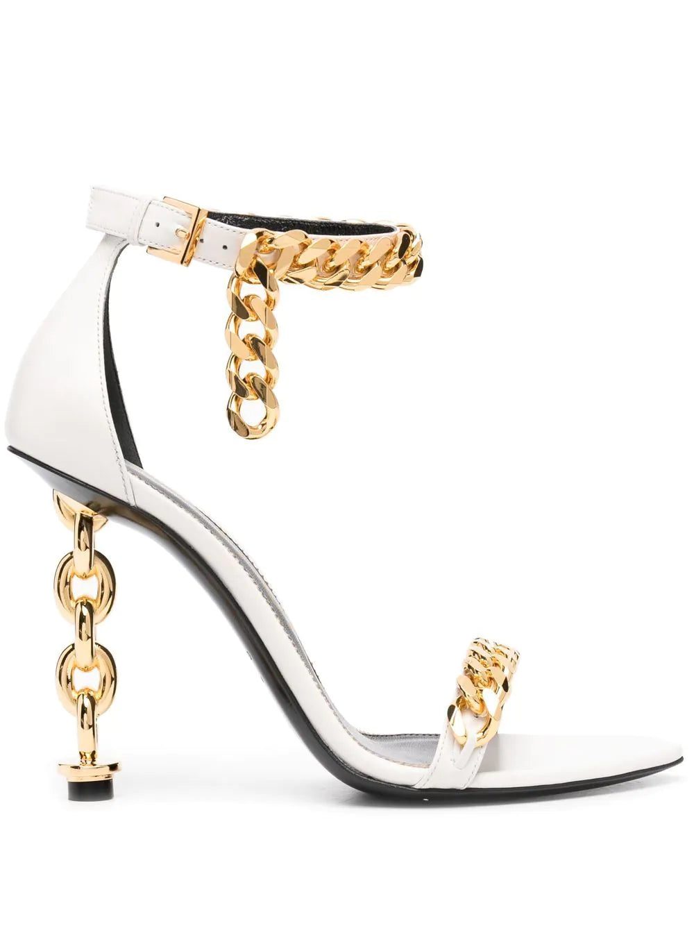 TOM FORD chain-link detailed 105mm heel sandals