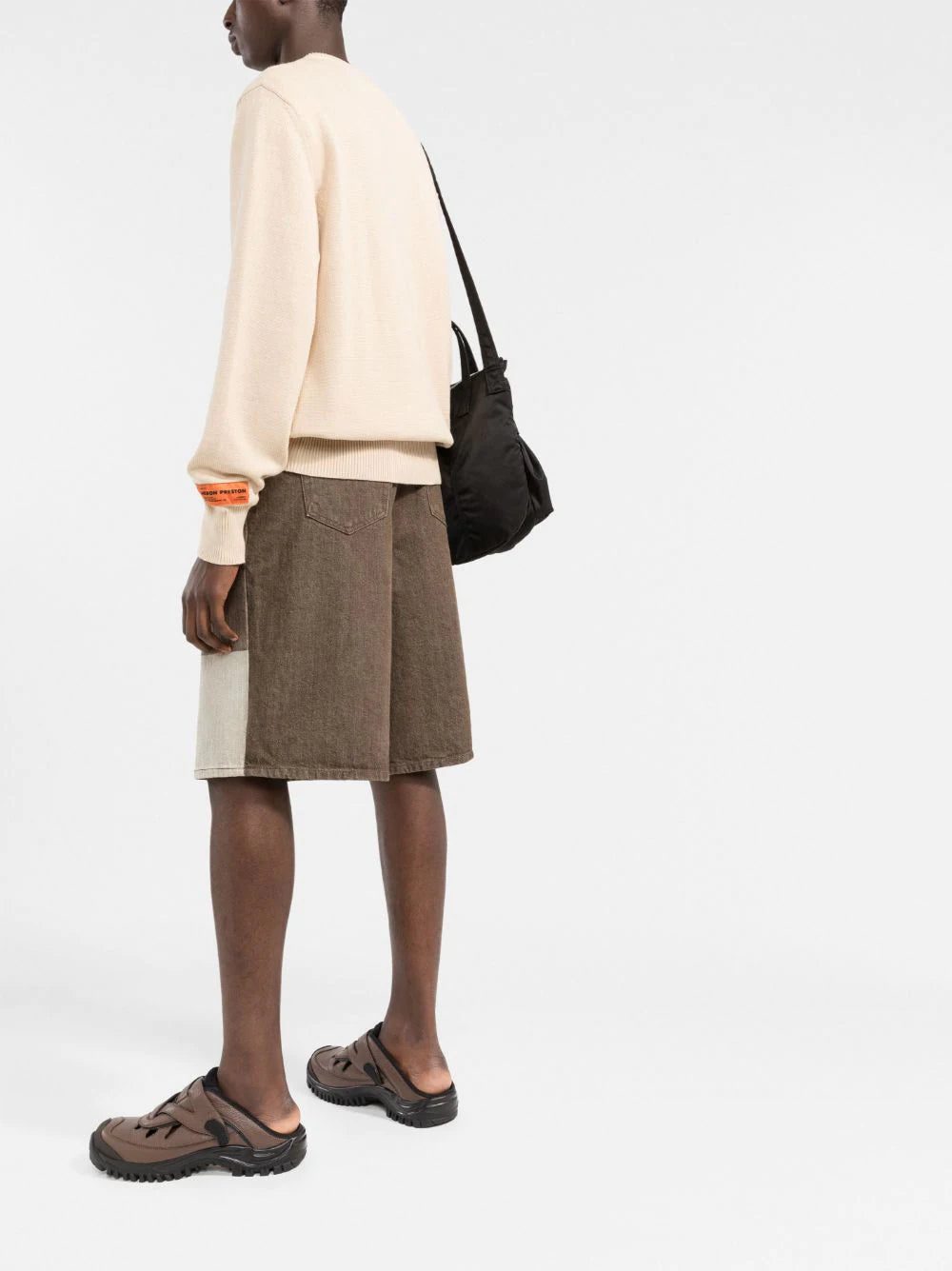 Off-White high-waisted denim shorts - Image 4