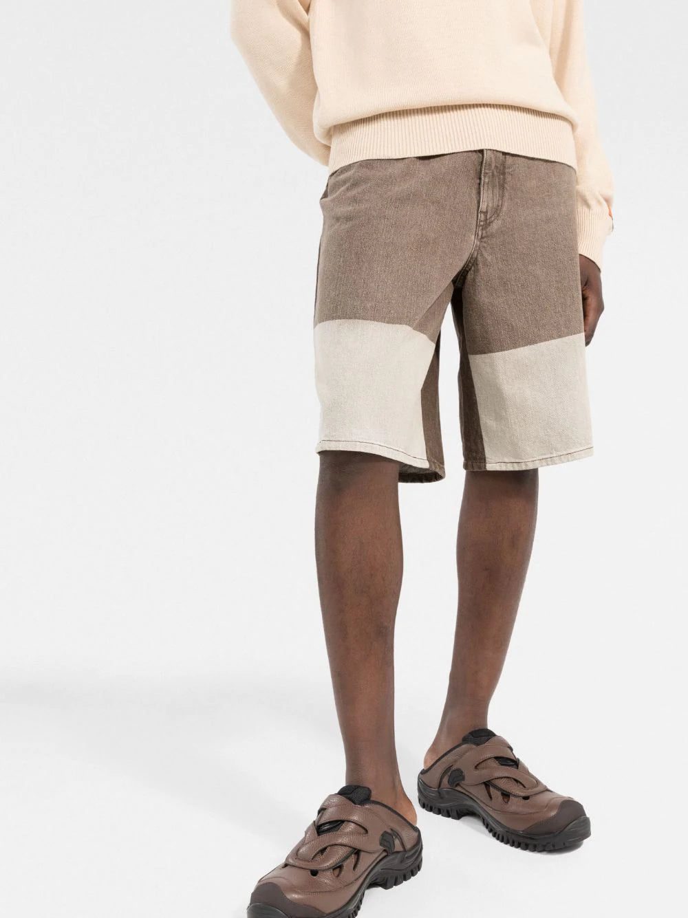 Off-White high-waisted denim shorts - Image 3