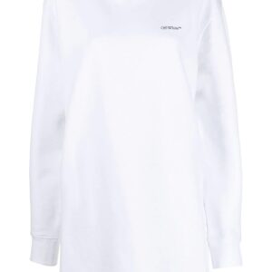 Off-White Arrow-print sweatshirt dress