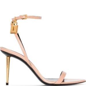 Tom Ford Naked 85mm leather sandals