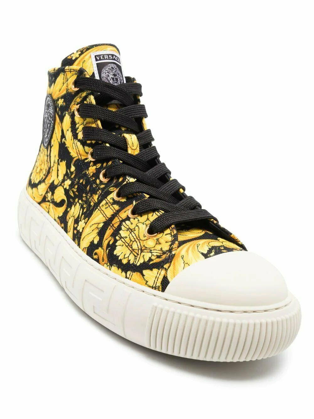 Versace baroque print high-top sneakers - Image 2
