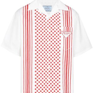 Prada  multi-print cotton shirt