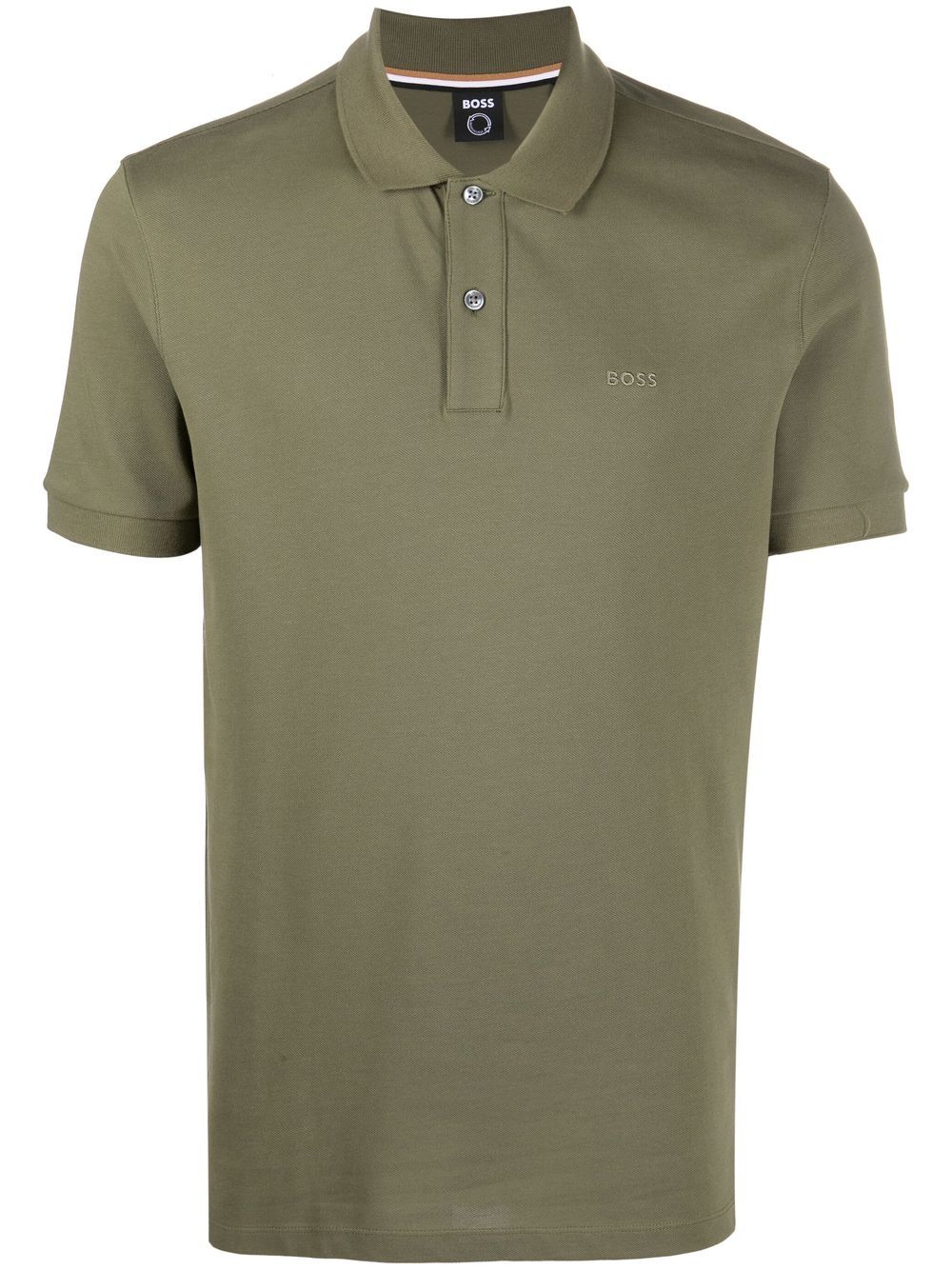 BOSS embroidered-logo polo shirt