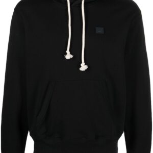 Acne Studios face-patch organic cotton hoodie