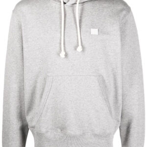 Acne Studios face-patch organic cotton hoodie