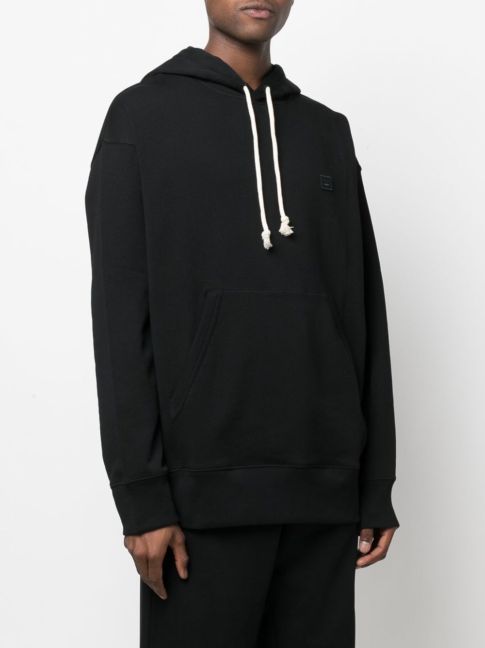 Acne Studios face-patch organic cotton hoodie - Image 4