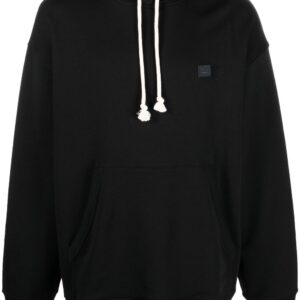 Acne Studios face-patch organic cotton hoodie