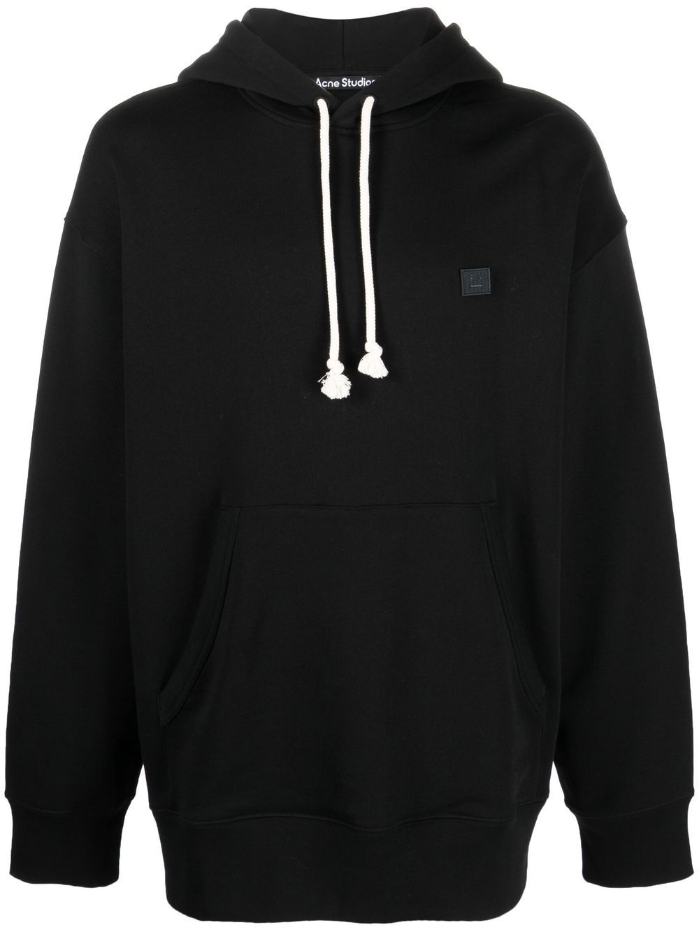Acne Studios face-patch organic cotton hoodie