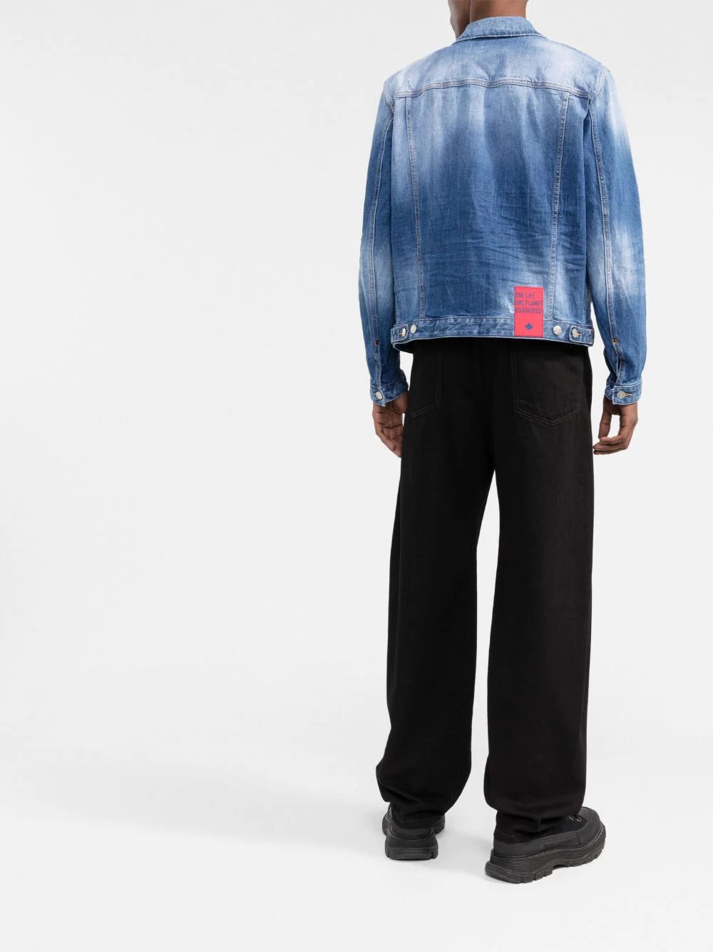 Dsquared2 faded-effect denim jacket - Image 4