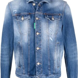 Dsquared2  faded-effect denim jacket