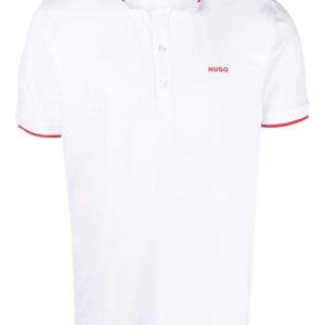 HUGO logo-print polo shirt