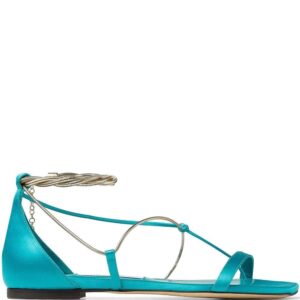 Jimmy choo  Oriana satin flat sandals