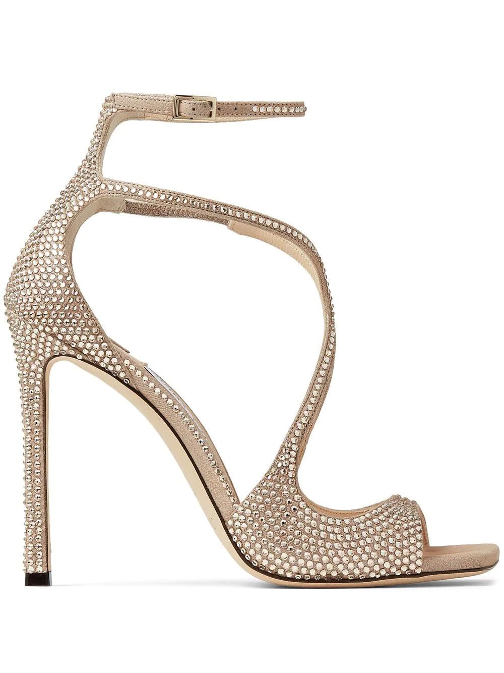 Jimmy choo Azia 95mm crystal-embellished sandals