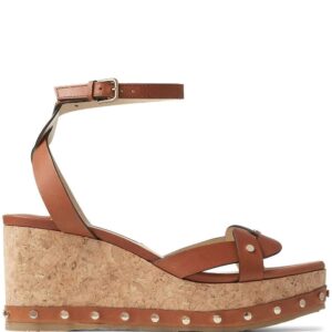 Jimmy choo  Drya 70mm wedge sandals