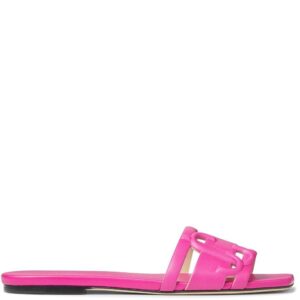 Jimmy choo  Laran debossed-logo sandals