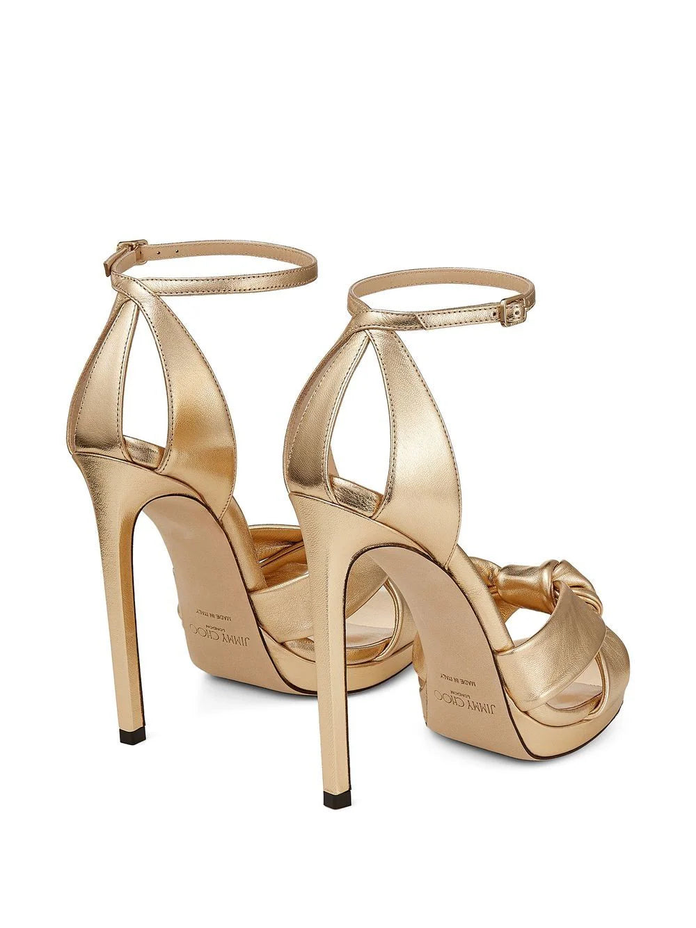 Jimmy Choo Rosie 120mm metallic-effect sandals - Image 3
