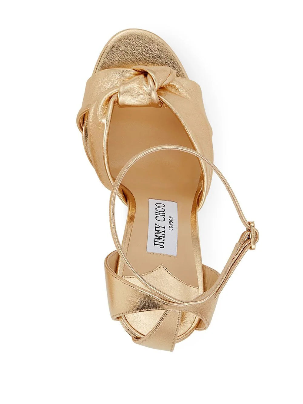 Jimmy Choo Rosie 120mm metallic-effect sandals - Image 4