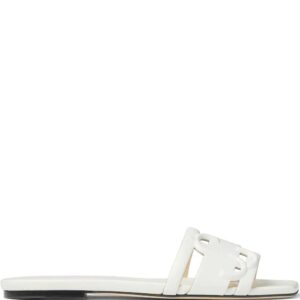 Jimmy choo  Laran debossed-logo sandals