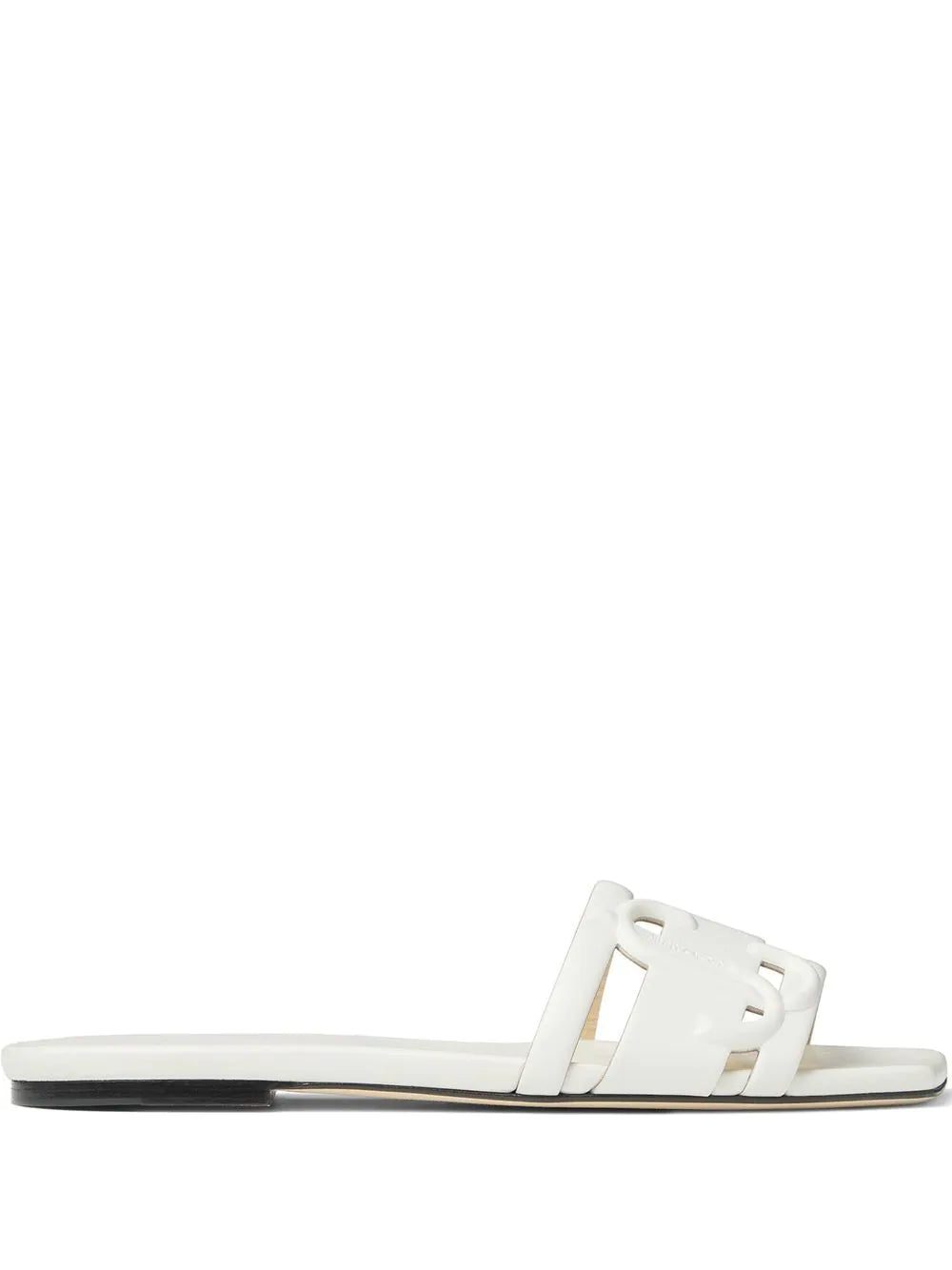 Jimmy choo Laran debossed-logo sandals
