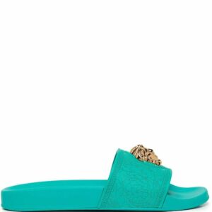 Versace  Medusa plaque flat slides