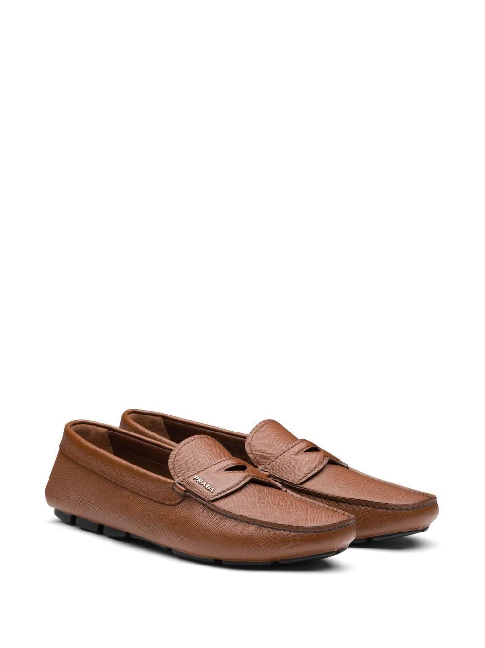 Prada slip-on leather loafers - Image 2
