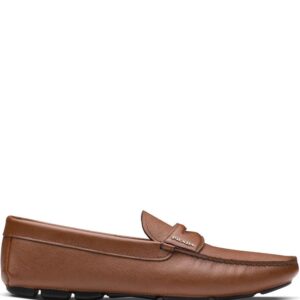 Prada  slip-on leather loafers