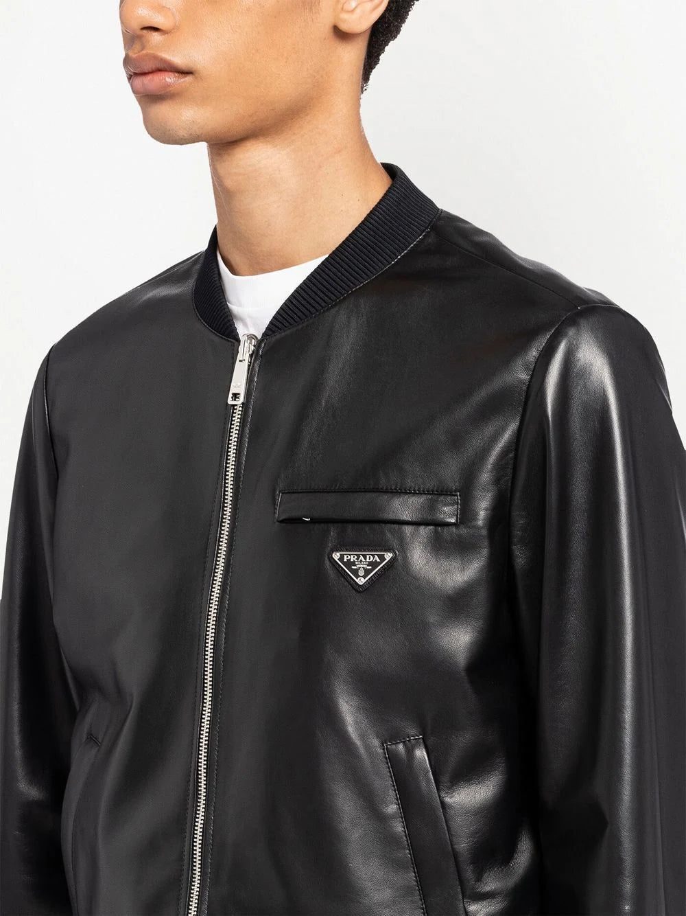 Prada reversible logo bomber jacket - Image 4