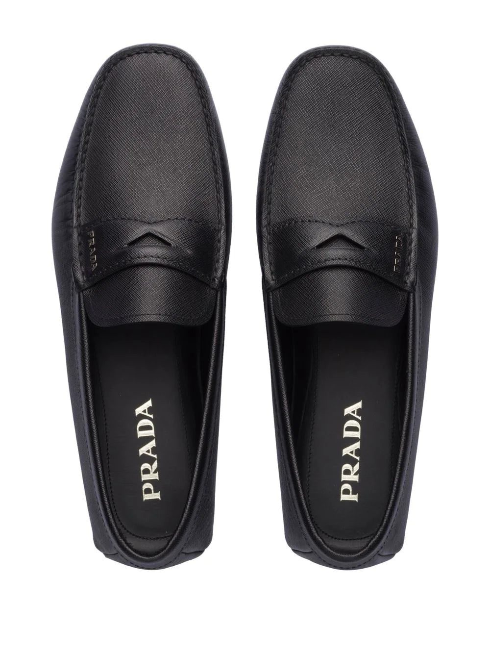 Prada leather slip-on loafers - Image 4