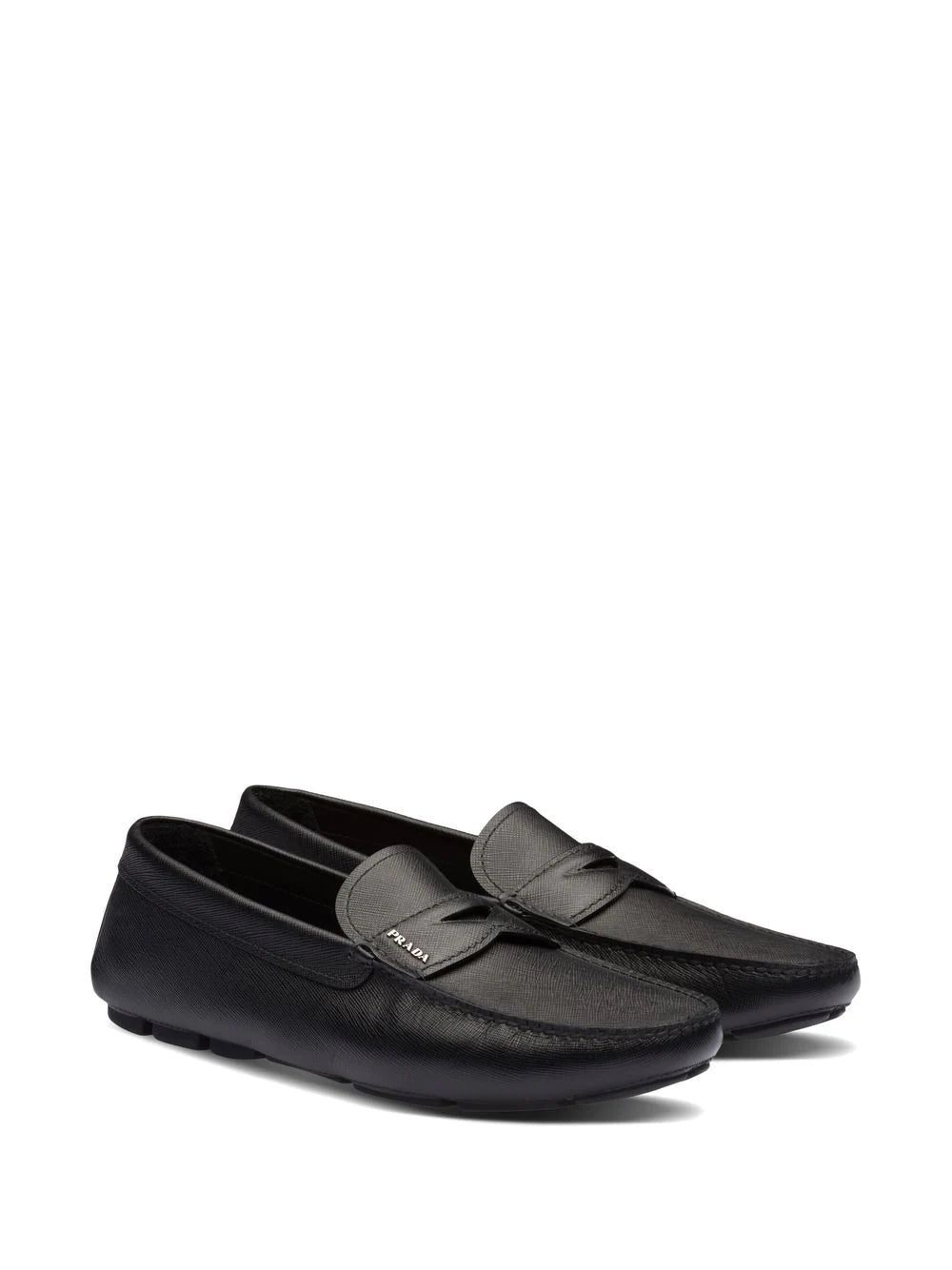 Prada leather slip-on loafers - Image 2