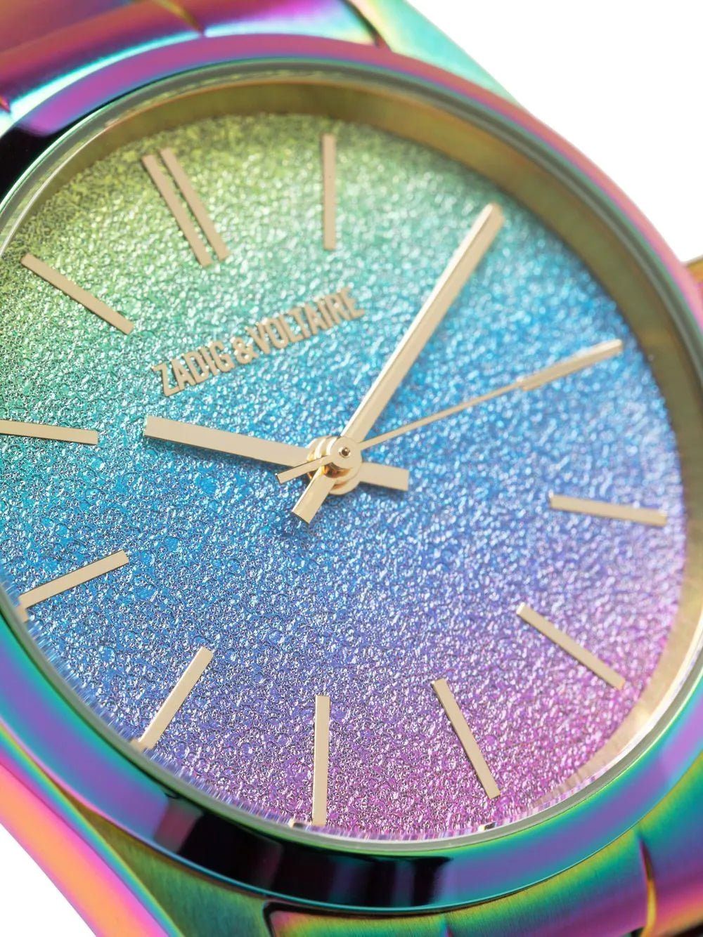 Zadig&Voltaire Fusion multicolour glitter-detail watch - Image 3