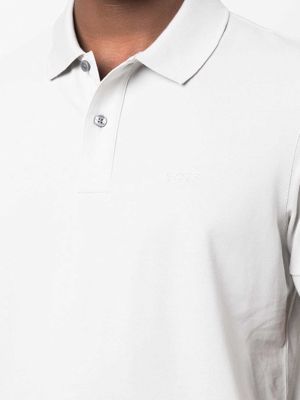 BOSS embroidered-logo polo shirt - Image 4