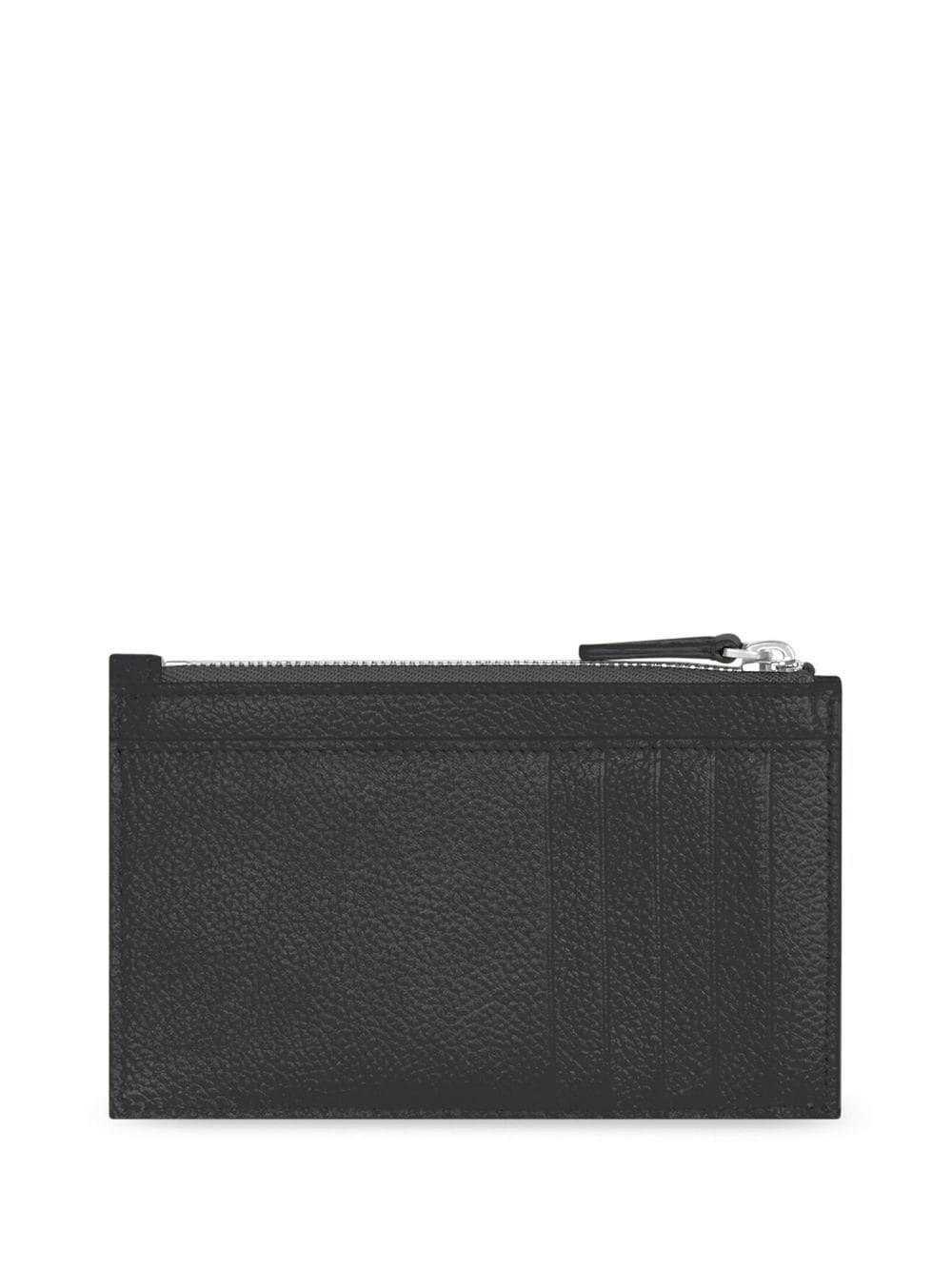Balenciaga logo-print leather cardholder - Image 2