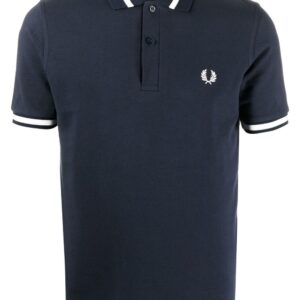 Fred Perry embroidered-logo cotton polo colar