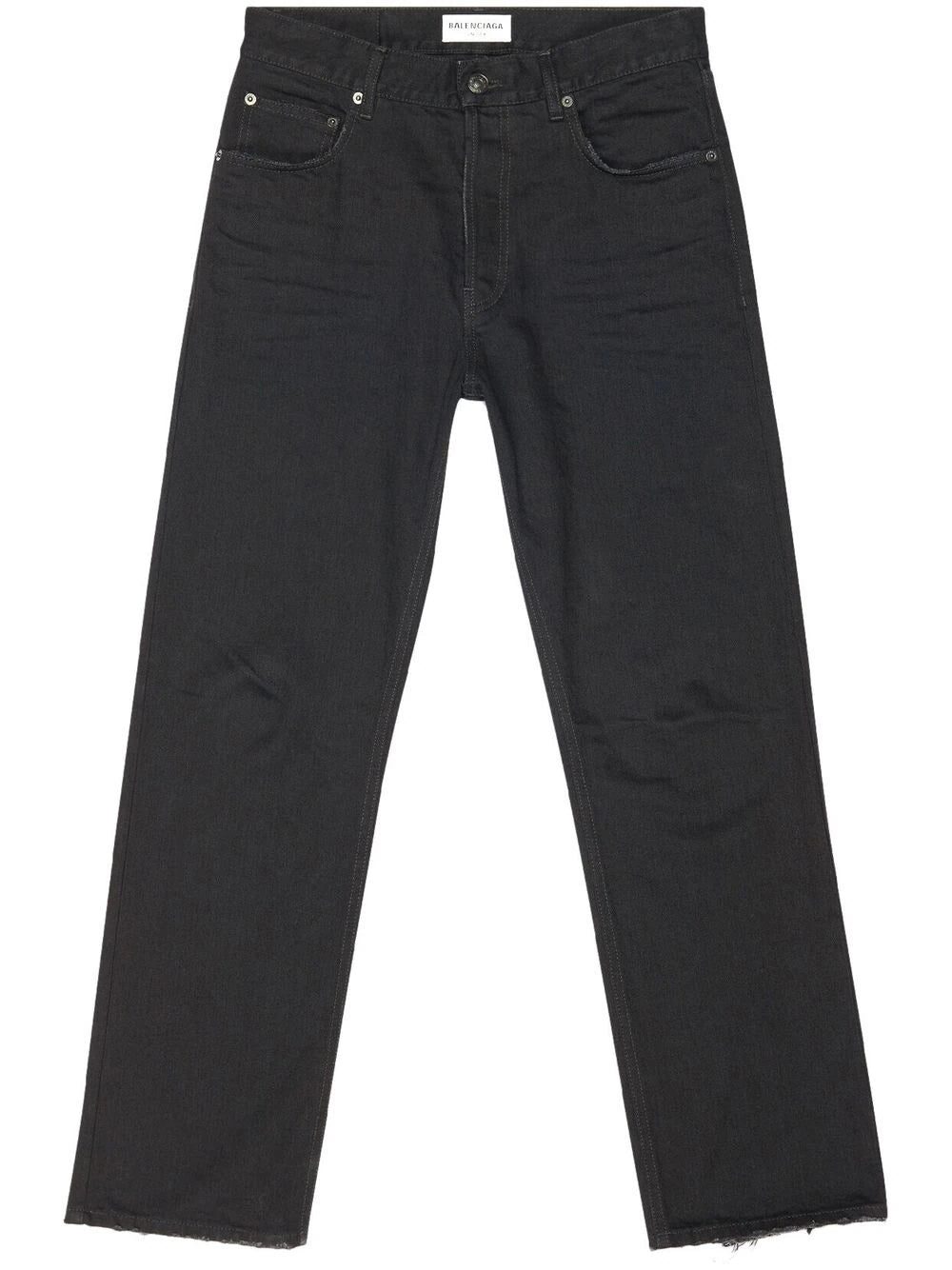 Balenciaga mid-rise straight-leg jeans