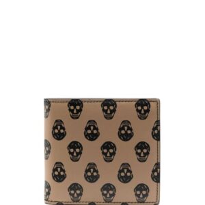 Alexander McQueen skull-motif bi-fold wallet