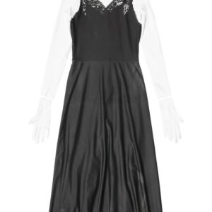 Balenciaga  layered glove-detail dress