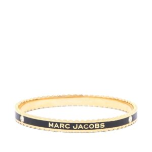 Marc Jacobs The Medallion scalloped bangle bracelet