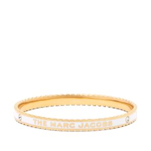 Marc Jacobs The Medallion scalloped bangle bracelet