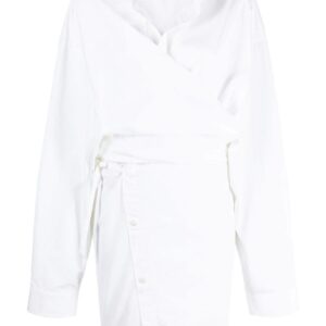 Balenciaga  wrap shirt dress