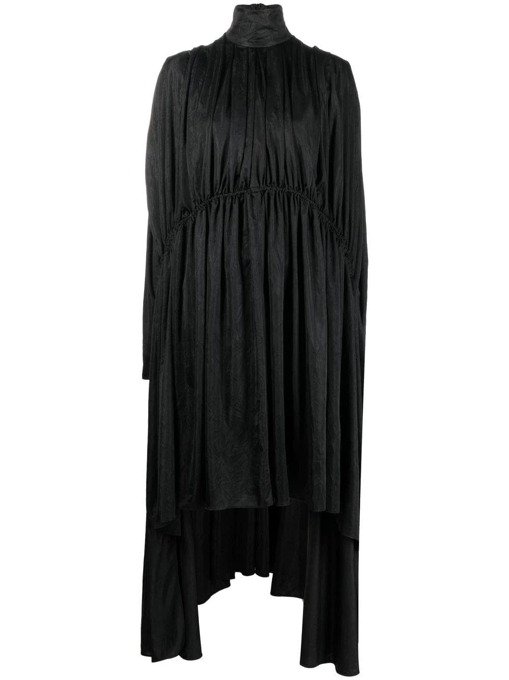 Balenciaga Catwalk Pleated Stretch Dress