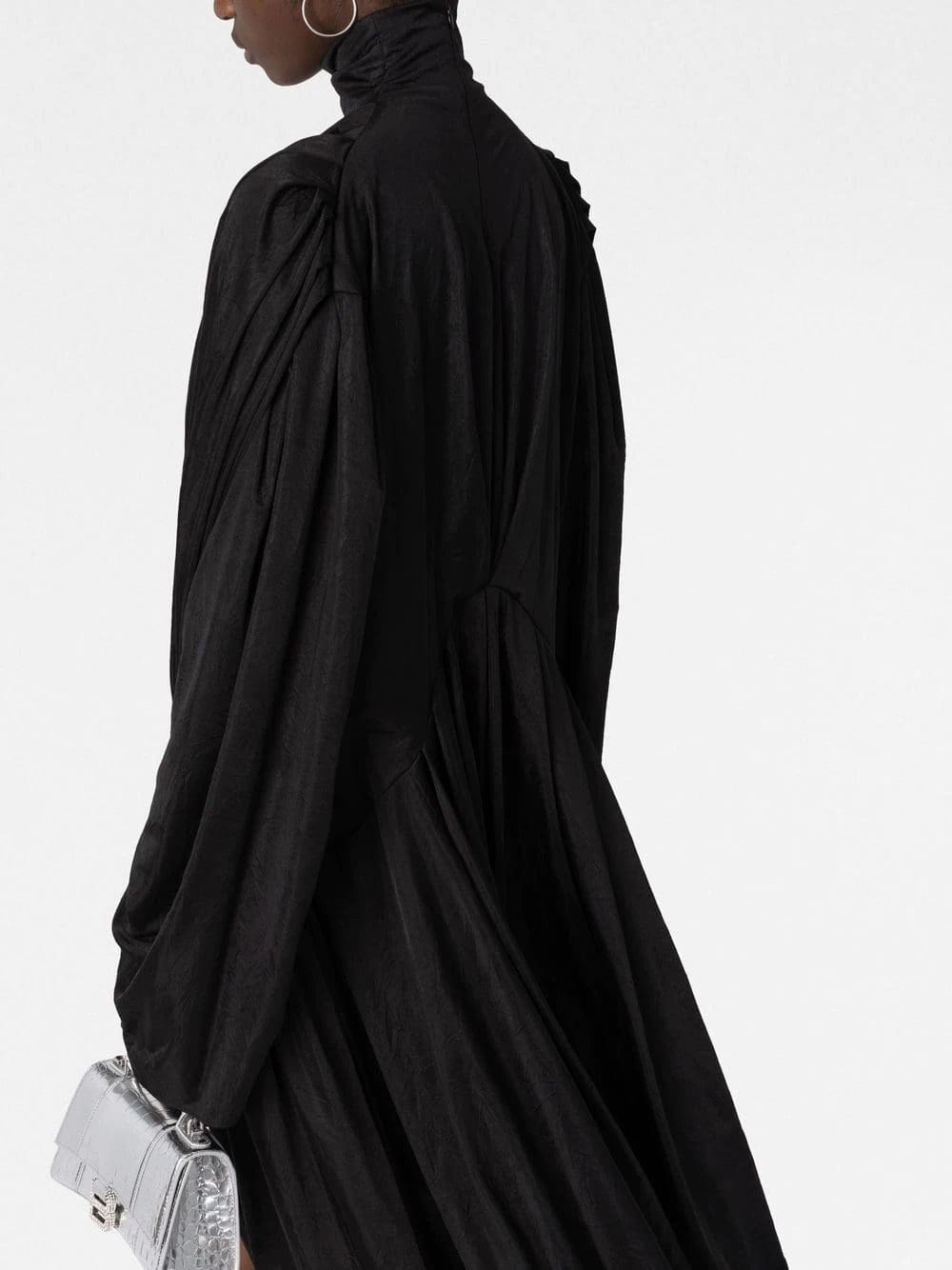 Balenciaga Catwalk Pleated Stretch Dress - Image 3