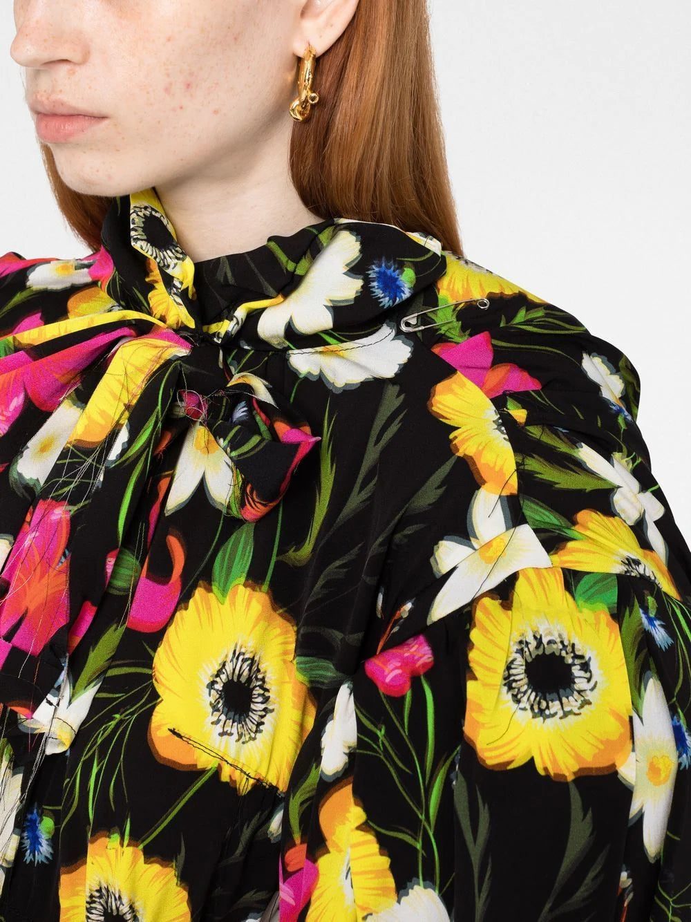 Balenciaga Blurry Bouquet hand-stitched dress - Image 3