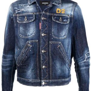 Dsquared2  embroidered-logo denim jacket