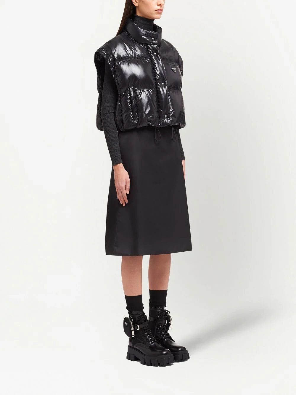 Prada Re-Nylon convertible down jacket - Image 3