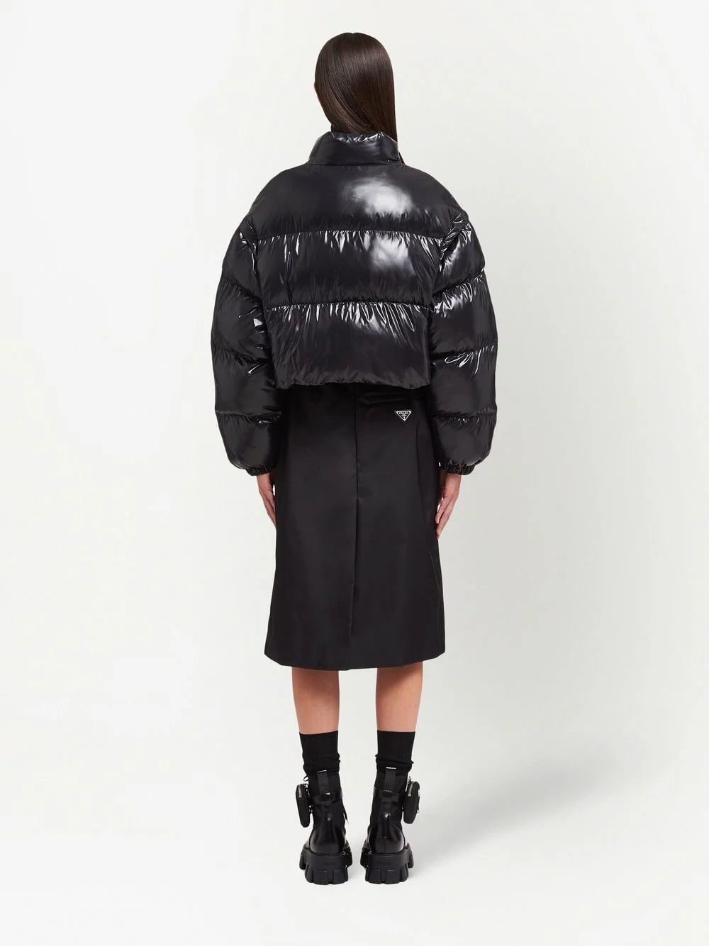 Prada Re-Nylon convertible down jacket - Image 4
