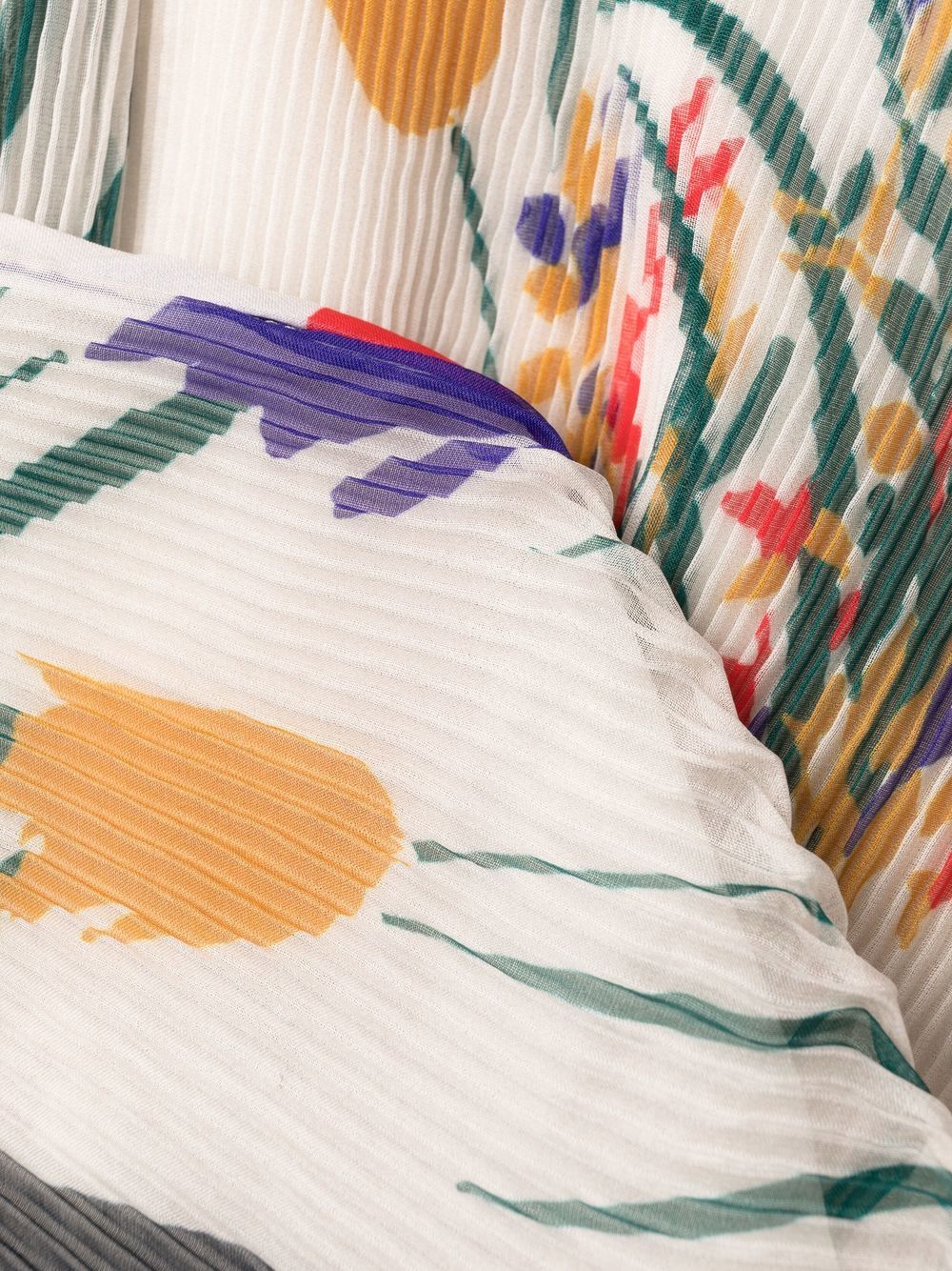 Saint Laurent tulip plissé bubble-hem mini dress - Image 2