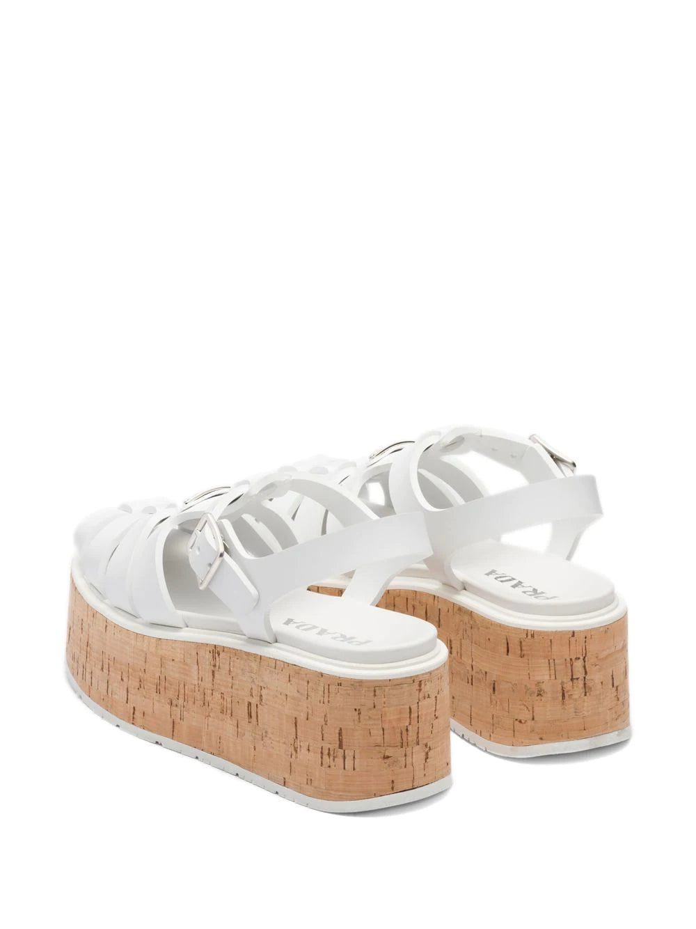 Prada platform wedge sandals - Image 3