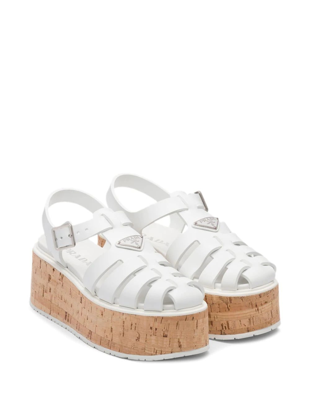 Prada platform wedge sandals - Image 2