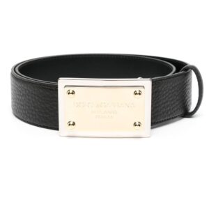 Louis Vuitton buckled leather belt